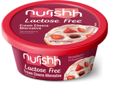 Nurishh Strawberry Lactose Free Cream Cheese Alternative