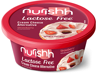 Nurishh Strawberry Lactose Free Cream Cheese Alternative