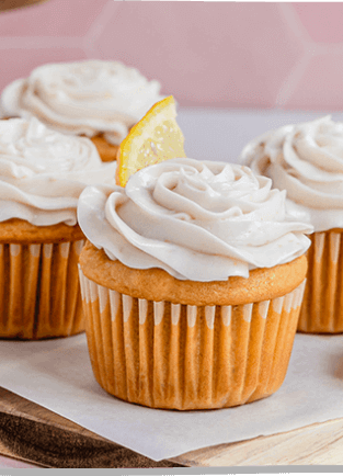 Lactose Free Strawberry Cup Cakes