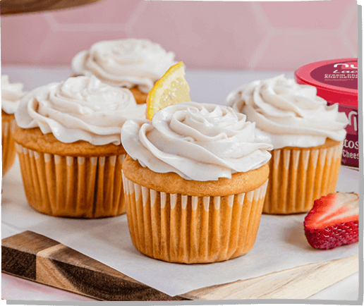 Lactose Free Strawberry Cup Cakes